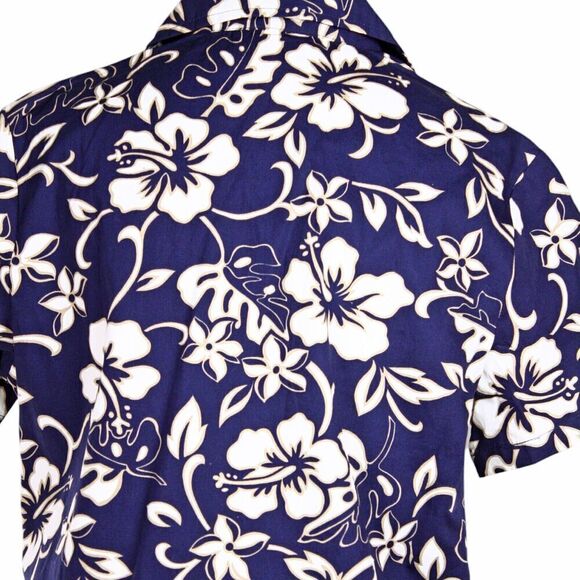 Vintage Womens Hilo Hattie Hawaiian Shirt Cotton Tropical Print Size M - Hey Viv - Picture 4 of 6